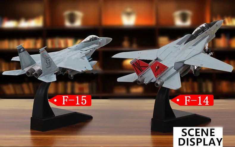 Terebo сплав F14/F15 модель самолета Моделирование 1:100 статическая американская авиационная модель украшения подарки