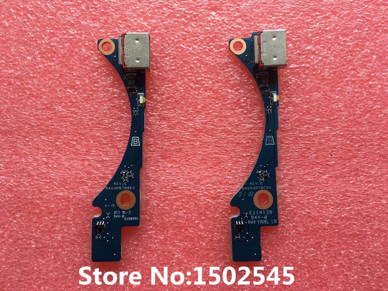 

Original laptop USB board for HP TPN-Q211 15-DC 15-DC 15-DC005TX 15-DC006TX 15-DC007TX USB board USB interface board DA0G3DTBCD0