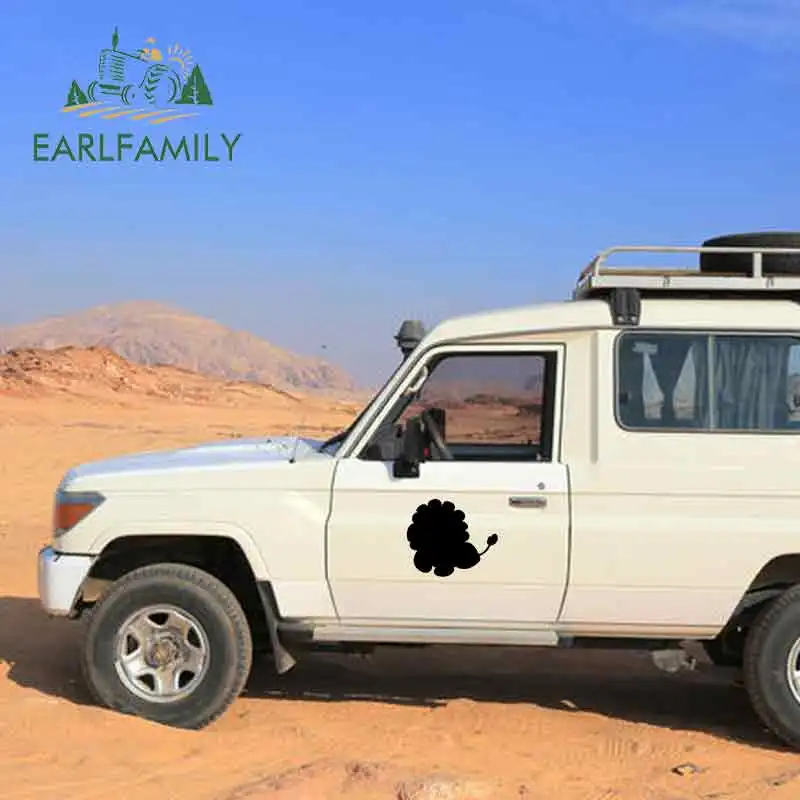 EARLFAMILY, 58 см x 49,9 см, модные, на заказ, Теннисный проигрыватель, водонепроницаемые, автомобильные аксессуары, Виниловая наклейка, спортивные, большие, автомобильные наклейки