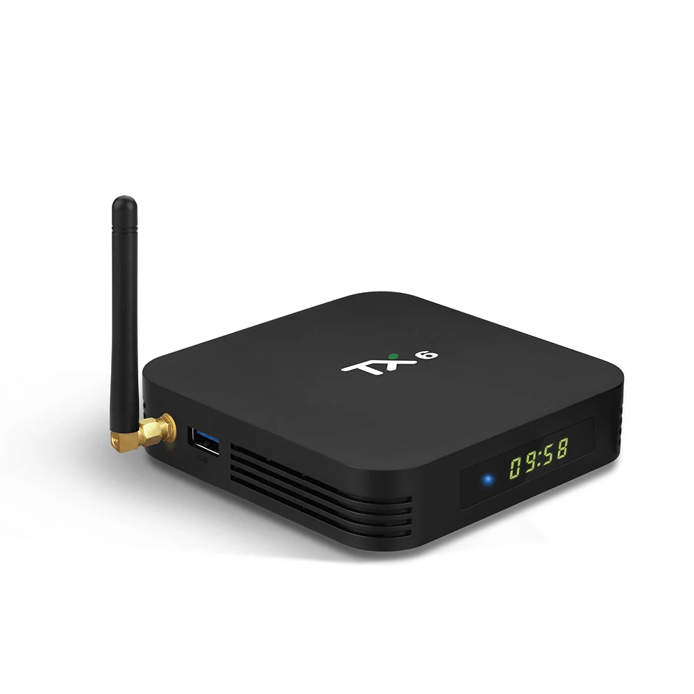 Tanix TX6 Android TV Box Allwinner 4GB 32GB Dual WiFi 4K Smart Media Player 1 Year IPTV 5000CH M3U Portugal France Set Top Box Tanix TX6 Android TV Box Allwinner 4GB 32GB Dual WiFi 4K Smart Media Player 1 Year IPTV 5000CH M3U Portugal France Set Top Box