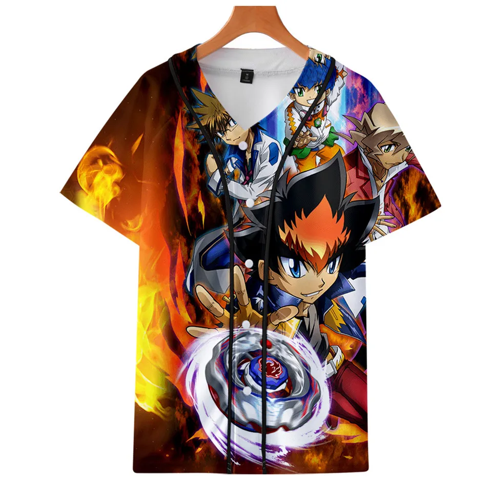 Beyblade Burst Evolution Бейсбольная Футболка Лидер продаж в стиле хип-хоп Hipster 3d футболка