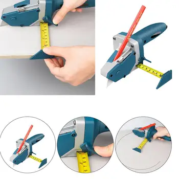 

Gypsum Board Cutting tool Woodwork Gypsum Board Cutting Kit Drywall Artifact with Scale Scribe Woodworking Cutting board tool