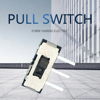 

10pcs Three Pins Micro Mini Toggle Slide Switch Electrical 3 Pin MSK-12D19(1P2T) Gear Fluctuation Power Supply