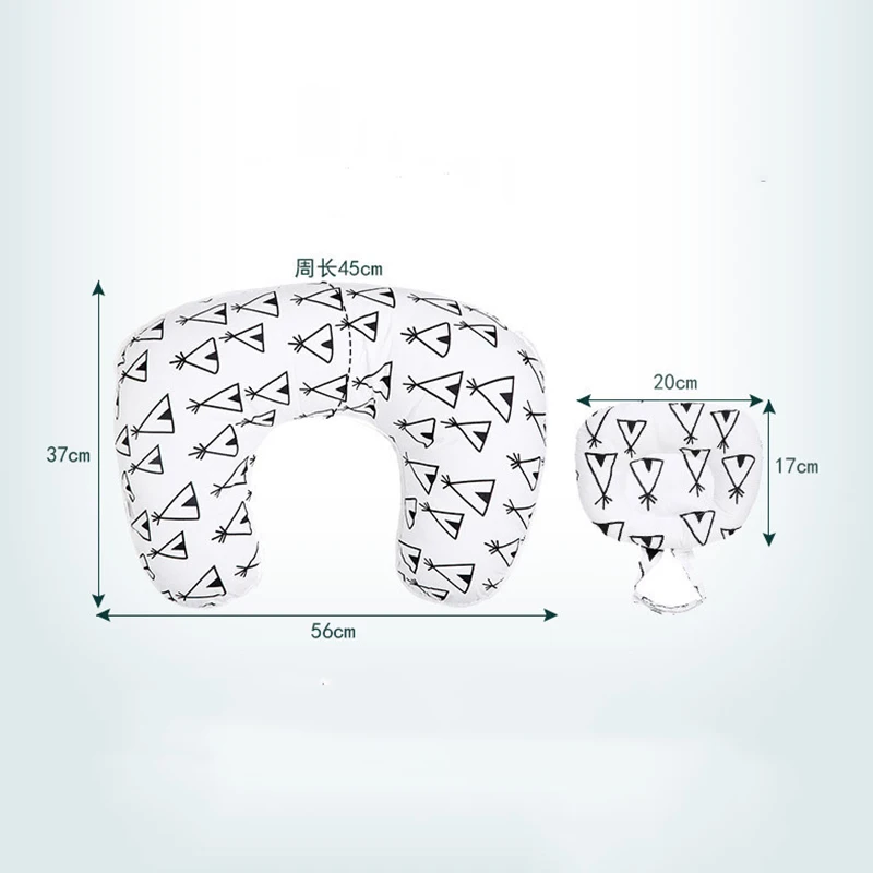 U-образные подушки для новорожденных, мягкая детская подушка для кормления грудью, подушка для ухода за ребенком, поддержка сна, подушка, анти-плевок, молоко для младенцев YQR005