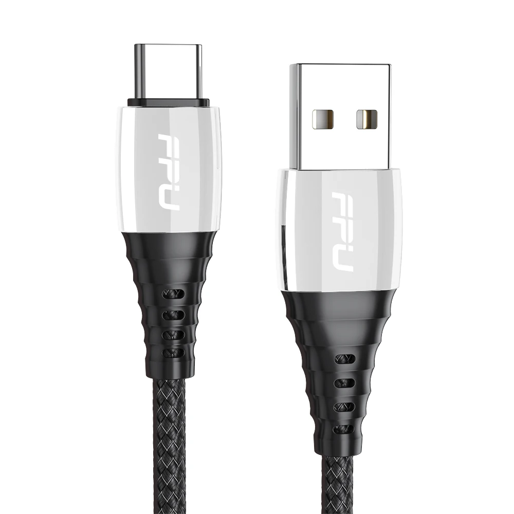 FPU 5A usb type C кабель для samsung S9 S10 USB C супер провод для быстрой зарядки для Xiaomi Mi 9 huawei P30 Pro USB-C type-C кабель провода - Цвет: Silver