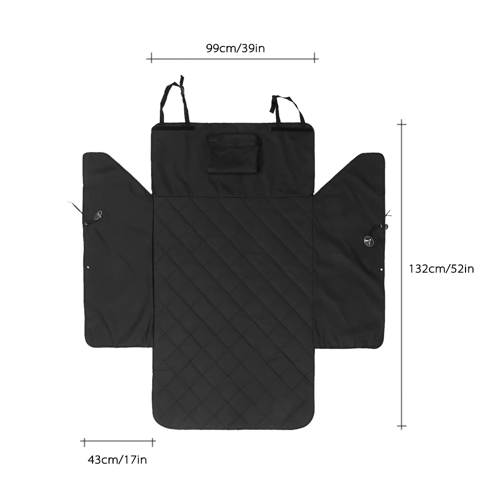 

Non-slip Waterproof Pet Car Back Seat Cover Protector Mat for Trunk SUV Pet Supply Dog Cargo Liner Safety Hammock
