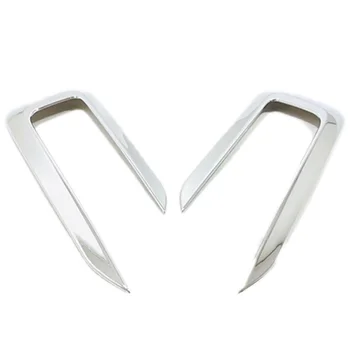 

for Volvo XC40 T5 2017 2018 2019 ABS Chrome Car Front Fog Lampshade Decoration Strip Cover Trim Car Styling Accessories 2Pcs