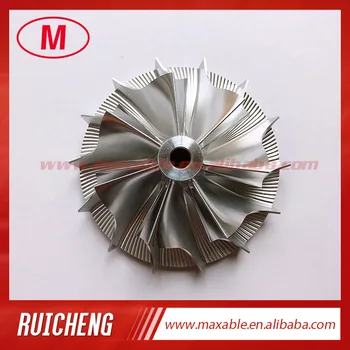 

T04S 409535-0007 57.10/76.07mm 7+7 blades turbocharger high performance billet/milling/aluminum 2618 compressor wheel