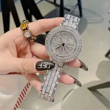 Часы-браслет с австрийскими кристаллами jankelly высокого качества, AAA, циркониевые элементы, с листьями, для свадебной вечеринки, модные ювелирные изделия, изготовленные по оптовой цене