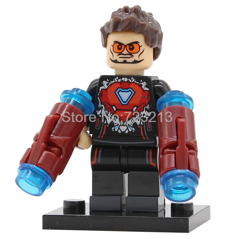 Одиночная муравей Marvel супер герой Муравей Человек фигурка ОСА желтая куртка строительные блоки модели кирпичи наборы игрушек - Цвет: Iron Man