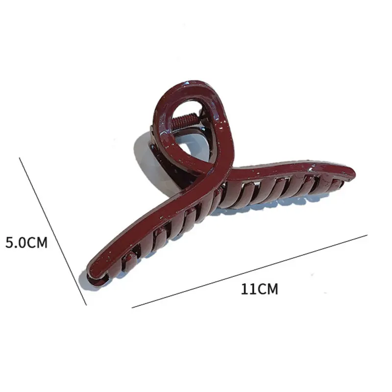 1PC Barrettes  Hair Claw For Women Acrylic Hairpins Hair Crab Claws Girls Make UP Washing Tool Accessories Women Hair Clips 2021