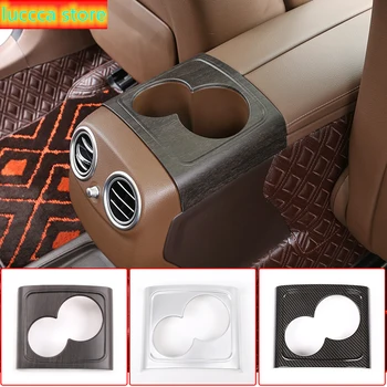 

3 colors car Interior rear seat cover for ABS coaster Trim for Mercedes Benz E Class W213 -2020 car accessory