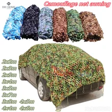 

2x3m 3x5m Hunting Military Camouflage Nets Woodland Army Camo netting Camping Sun Shelter Car Garden Tent Shade Outdoor Awning