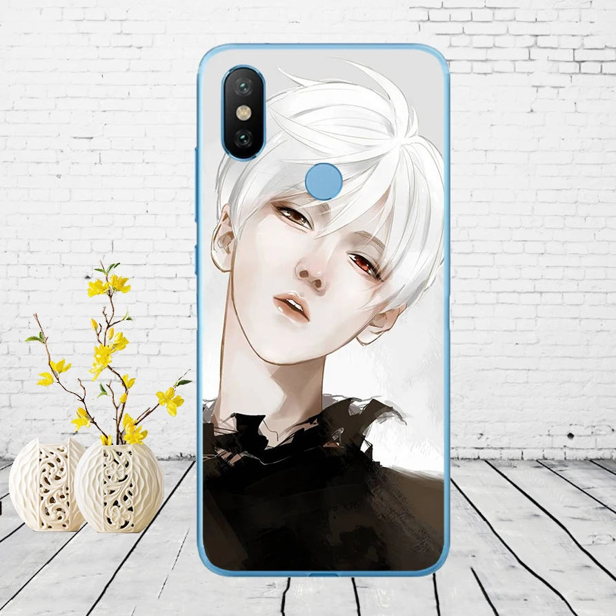 132DD Kpop exo Lucky one Мягкий силиконовый чехол для Xiao mi Red mi 6 6a mi 8 a2 lite note 5 6 pro 7 Case