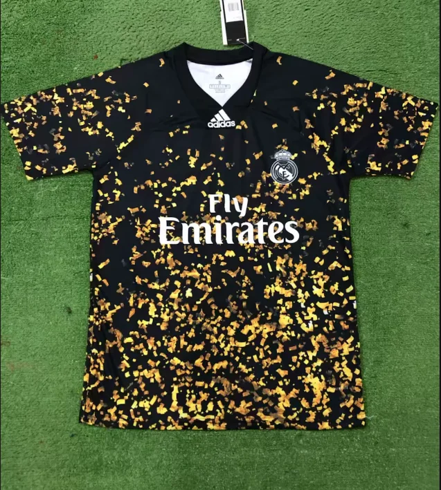 19 20 Real MadridES для взрослых Футбольная Футболка HAZARD SERGIO ramos BENZEMA ASENSIO ISCO BALE JOVIC Размер S-4XL Футбольная Футболка - Цвет: Светло-желтый