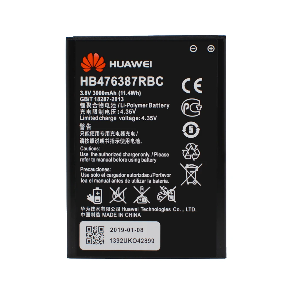 Huawei HB476387RBC батарея для huawei Honor 3X G750 B199 Замена телефонная батарея 3000 мАч реальная емкость Akku