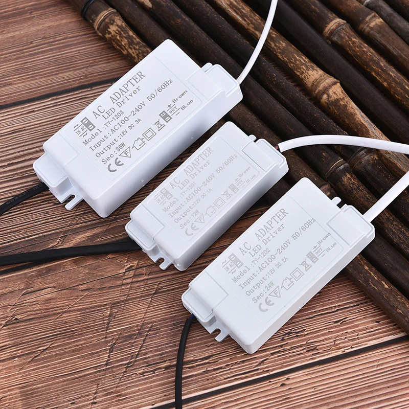 

1pc 12V LED Driver Power Supply LED Control Lighting Transformer For Light Strip