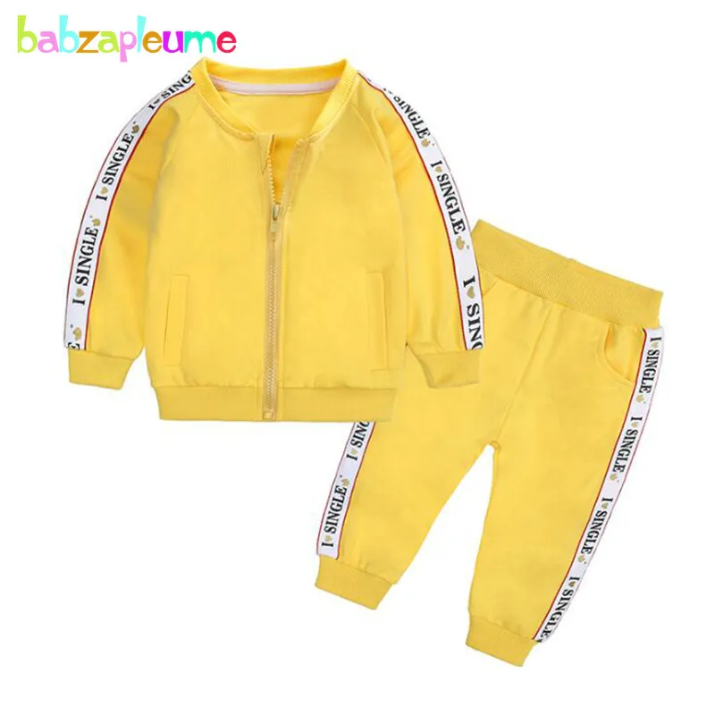 Newborn Baby Girls Long Sleeves Sport Zipper Jacket+Pants Outfit Kid Clothes Set 