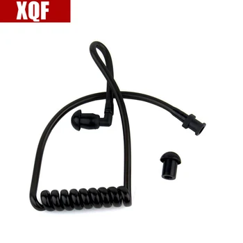 

10PCS Replacement Black Coil Acoustic Air Tube + Earplug for Two Way Radio Earpiece