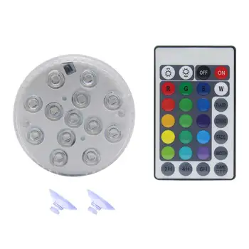 

Wedding Magnets Submersible Color Changing Underwater Lamp IP66 Waterproof Remote Control Aquarium Fountain Party LED Pool Light