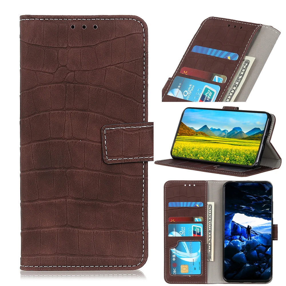 YXAYN Clamshell Crocodile pattern design case for iPhone 12 Mini 11 11Pro Max X XR XSMax XR 7 8Plus Drop protection wallet shell