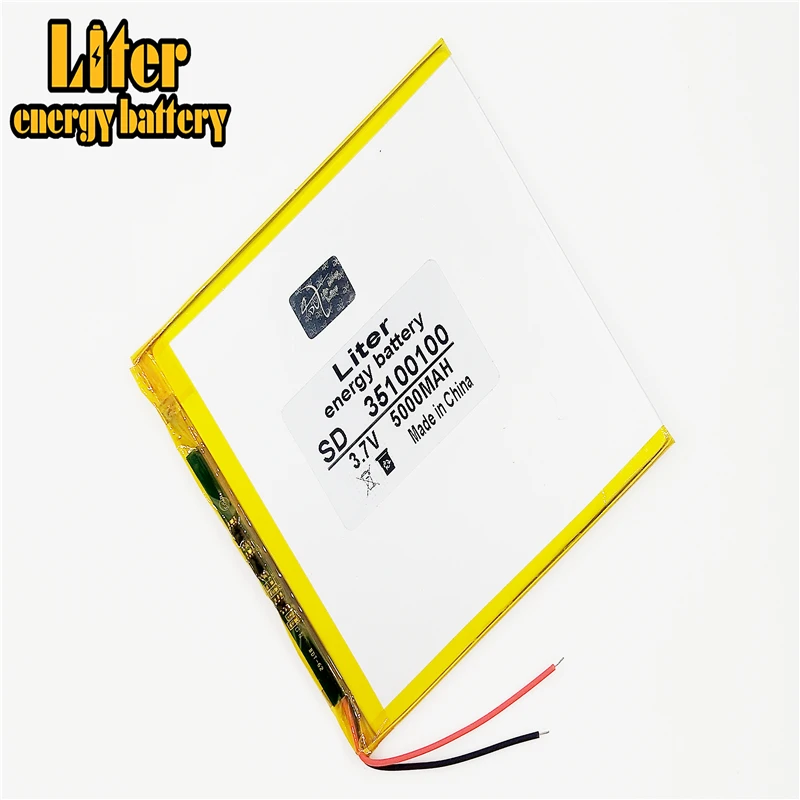 3.7V,5000mAH,35100100 PLIB ( polymer lithium ion battery ) Li-ion battery for tablet pc,GPS,mp3,mp4,cell phone,speake