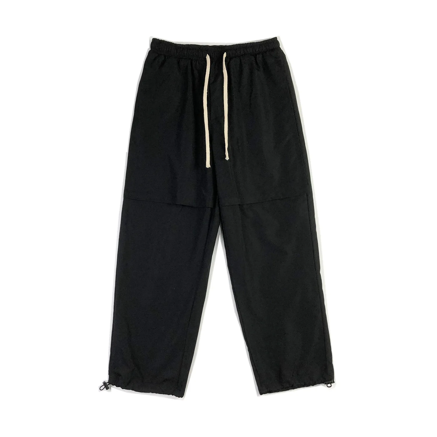 Popular Brand HarLan Wide-Leg Pants Men's Bib Overall Popular Brand Hip Hop Diablo Series Loose Casual Pants Men's Beam Leg Pant - Color: Black