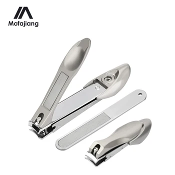 

3pcs Stainless Steel Nail Clipper Nail Cutting Machine Professional Nail Trimmer Toe Nail Clipper Nail Tool High Quality