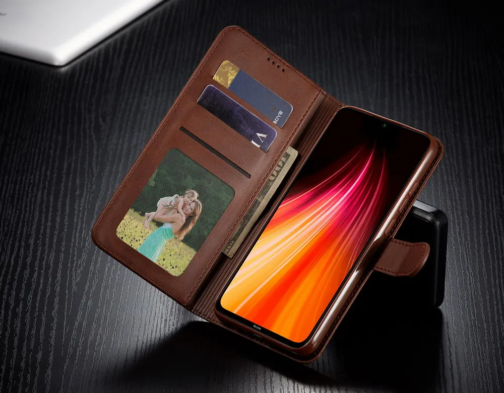 Кожаный чехол-кошелек для Xiao mi Red mi Note 8 Pro, чехол-книжка 360 для Red mi Note8 7 K20 Pro mi 9T 8A, чехол с магнитной застежкой и отделением для карт