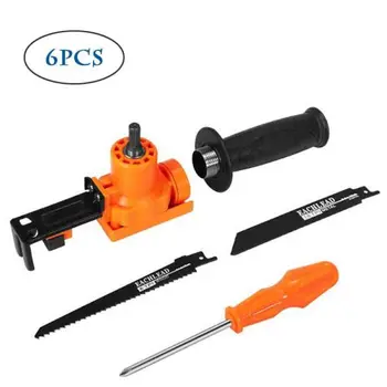 

Electric Drill Reciprocating Saw Set Becornce Reciprocating Saw Adapter Electric Drill Modified Electric Saw Hand Tool