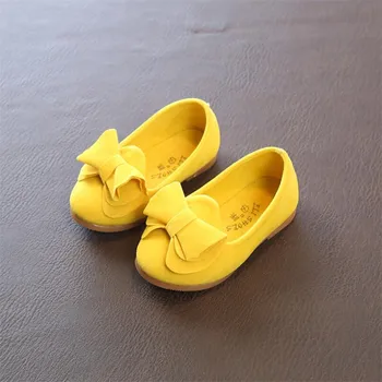 

Candy Color Children Shoes Girls Princess Shoes Fashion Girls Slip on Shoes With Bow 1-6 years old kids shoes 2020 New