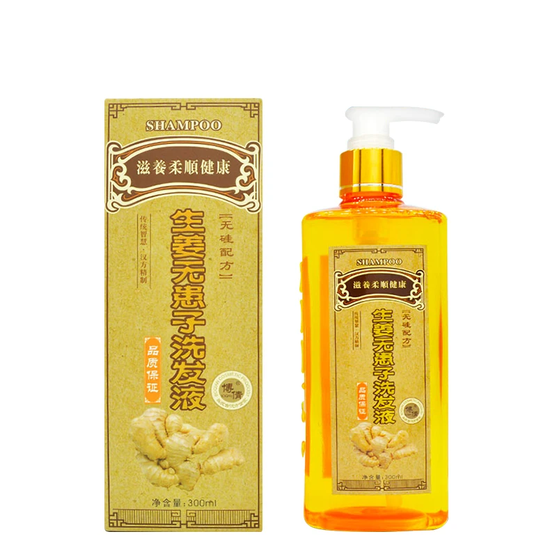 Профессиональный шампунь для волос Ginger Hair Shampoo 300 мл быстрый и толстый