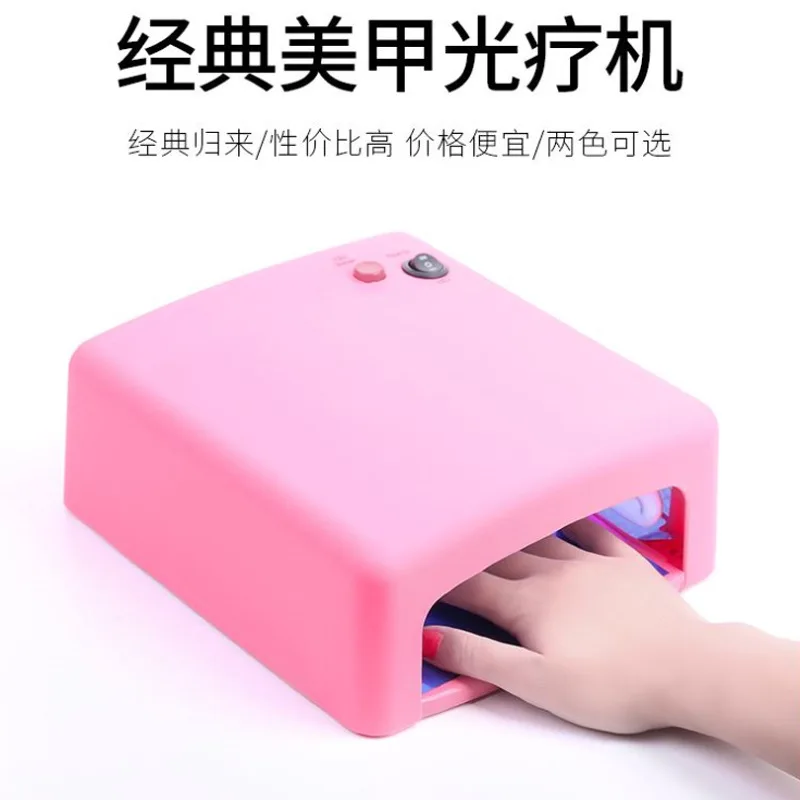 

Manufacturers selling nail lamp medium 818 nail machine phototherapy lamp 36 w uv lamp can timing nail lamp