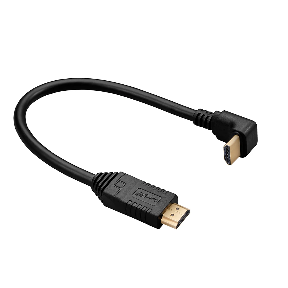 4K* 2K HDMI к HDMI кабель угол линии адаптер шнур черный 270/90 градусов аксессуары