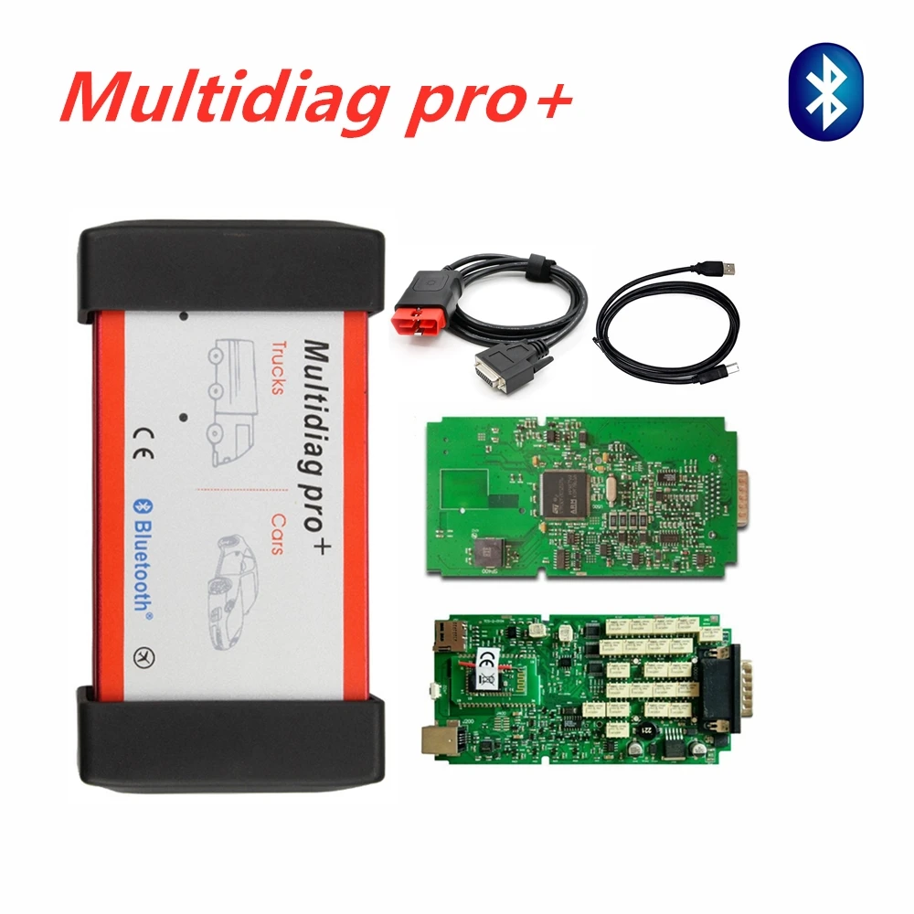 DHL качество A+ одноплатный с bluetooth obd2 диагностические инструменты для delphis/Autocome автомобили грузовики сканер Multidiag мульти-Диаг
