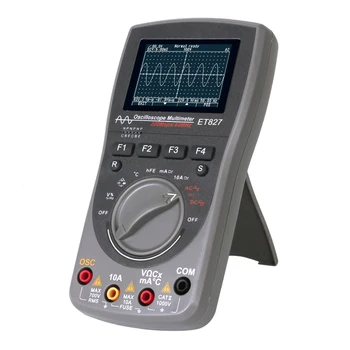

ET827 2 In 1 Portable Multimeter Digital Oscilloscope Intelligent Measurement 200Msps 200MS/S Sampling Rate 40MHZ Bandwidth
