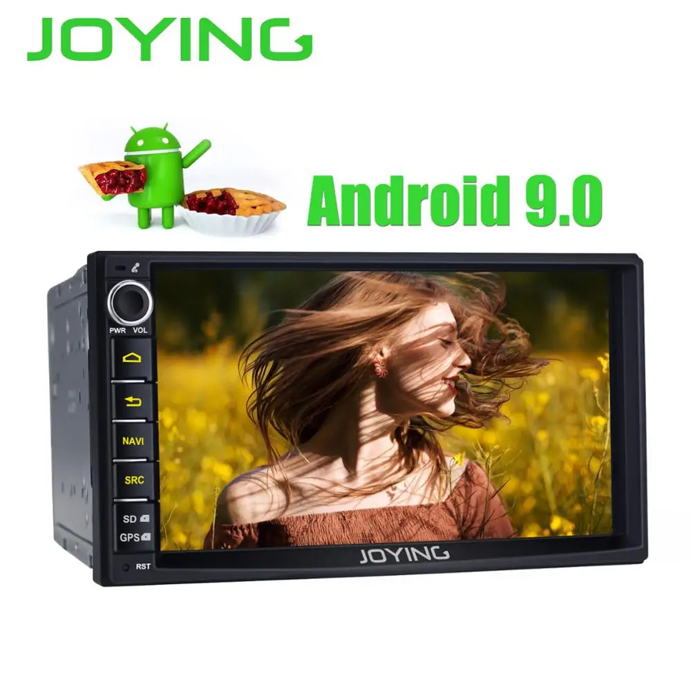 JOYING 2 din Android 9,1 unversal " HD wifi Автомобильный Радио плеер DSP зеркальное соединение головное устройство SWC сплит-экран autradio gps-навигация