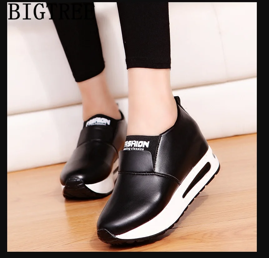 White Sneakers Shoes-woman Vulcanized Shoes Autumn Women Shoes Ladies Sneakers Zapatillas Con Plataforma Mujer Zapatillas Mujer