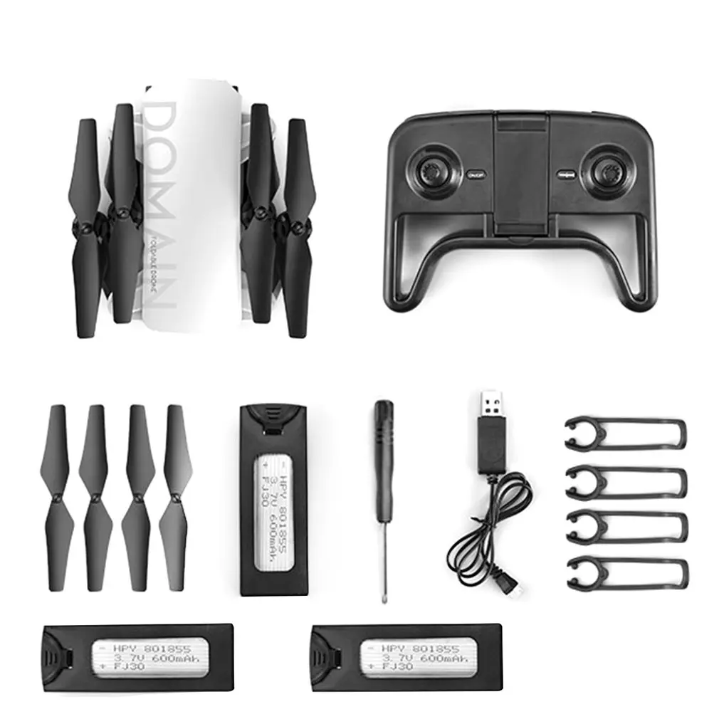 

R7 RC Folding Drone With 4K Wide-angle HD Camera RC Helicopter Headless Mode WIFI Camera RC Aircraft with 1 * Battery