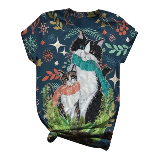 Plus Size T Shirt Women Short Sleeve 3D Animal Printed O-Neck Tops Tee Shirt Harajuku T-Shirt Women Summer Tops Oversize Tshirt