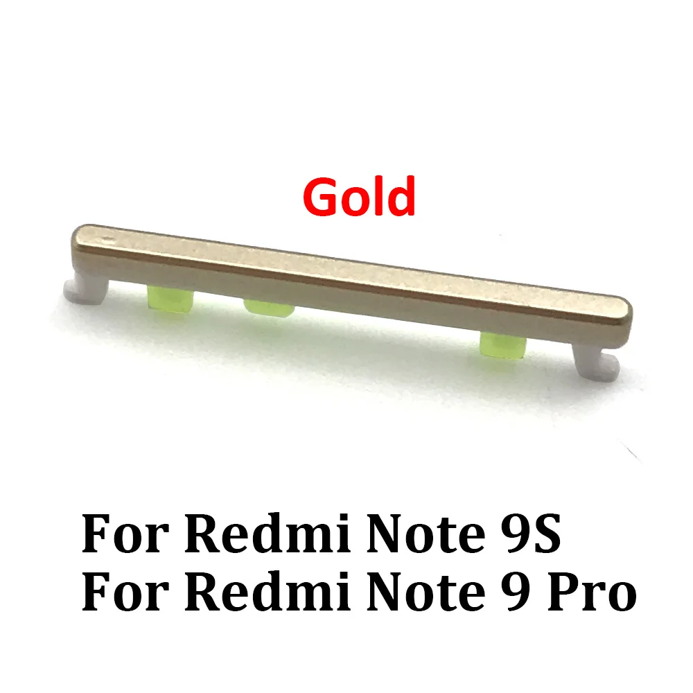 New Power Button+Volume Side Button For Xiaomi Redmi Note 9S 9 Pro iphone mobile frame Housings & Frames