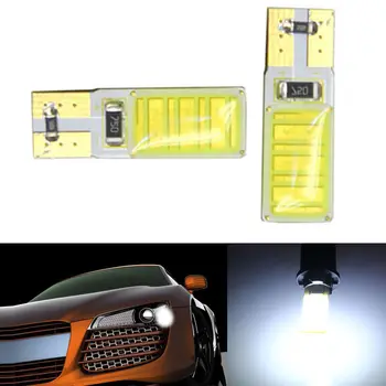 

2PCS LED W5W T10 194 168 W5W COB 6SMD Led Parking Bulb Headlight Wedge Car CANBUS Bright White Silica License Light Bulbs