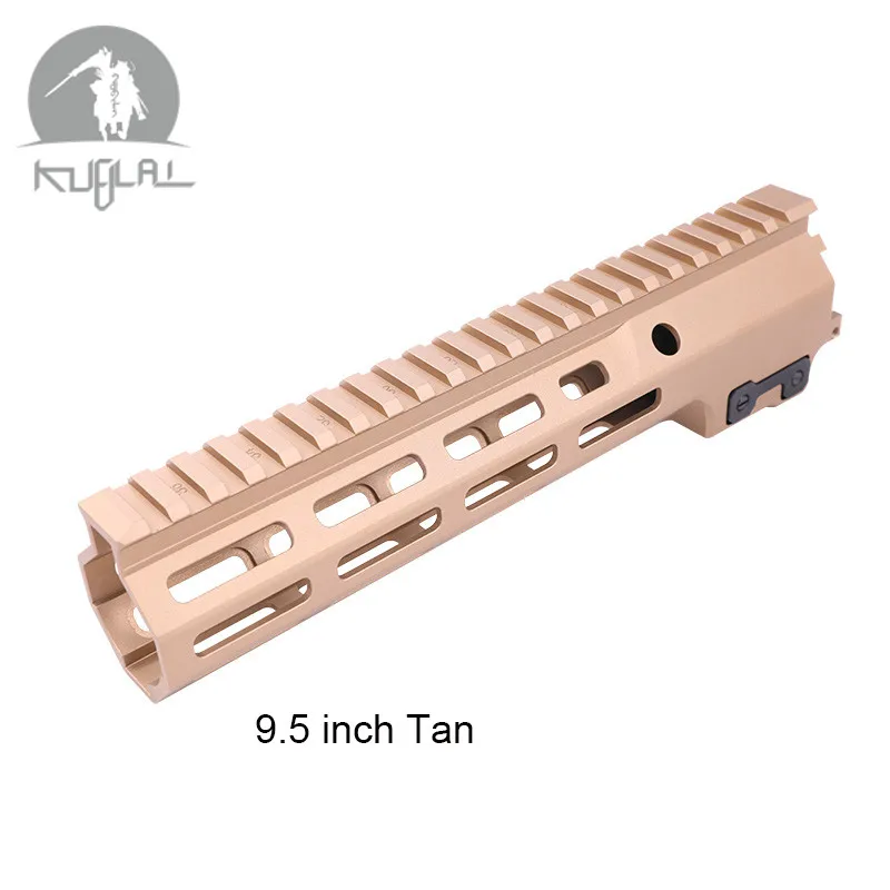 9," 13,5" дюймовый MK16 Handguard Airsoft Quad Rail Mount Tactical Free Float Picatinny Handguard для гелевого бластера - Цвет: 9.5 inch Tan