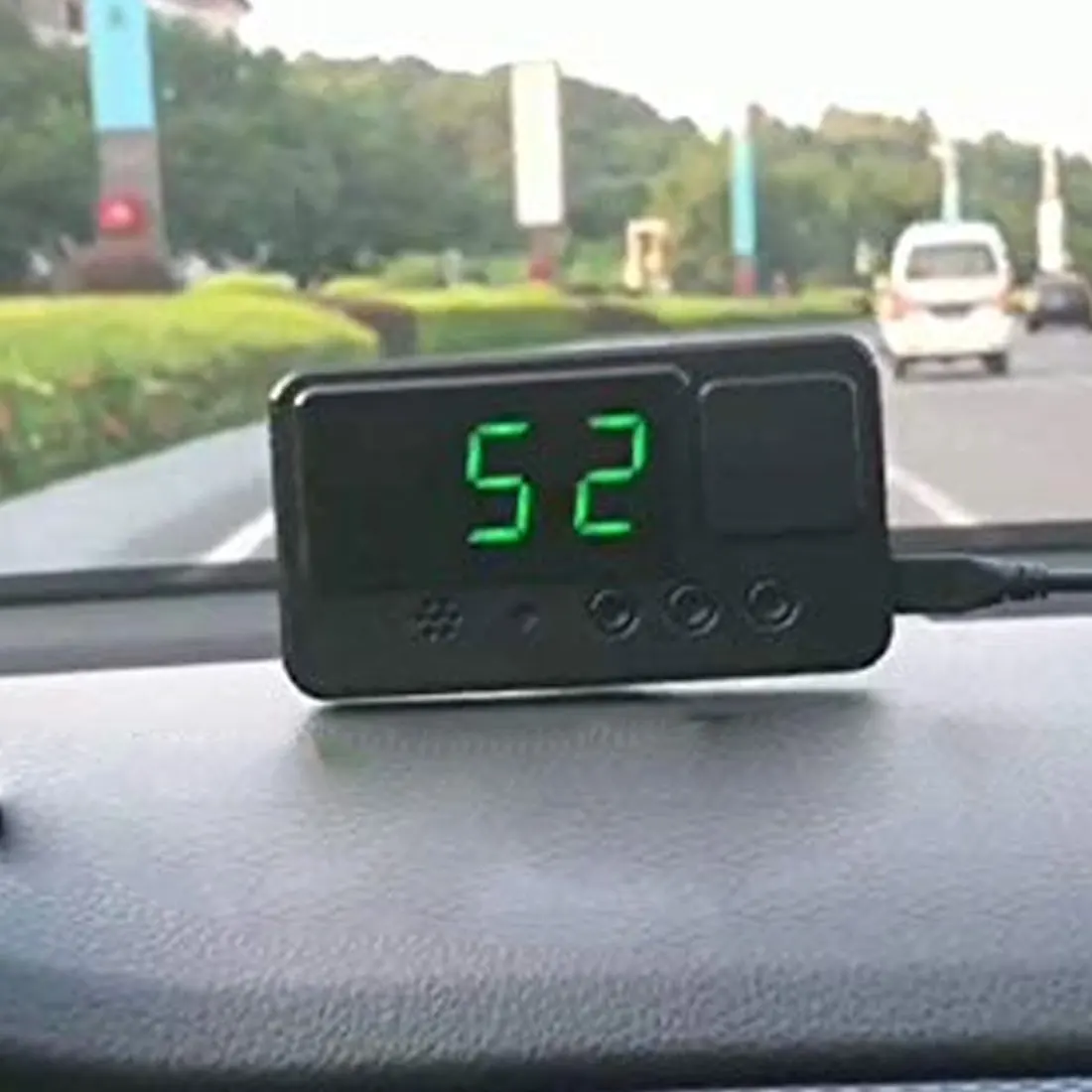 Цифровой универсальный автомобильный HUD gps Спидометр с сигналом превышения скорости сигнализации для лобового стекла для всех транспортных средств