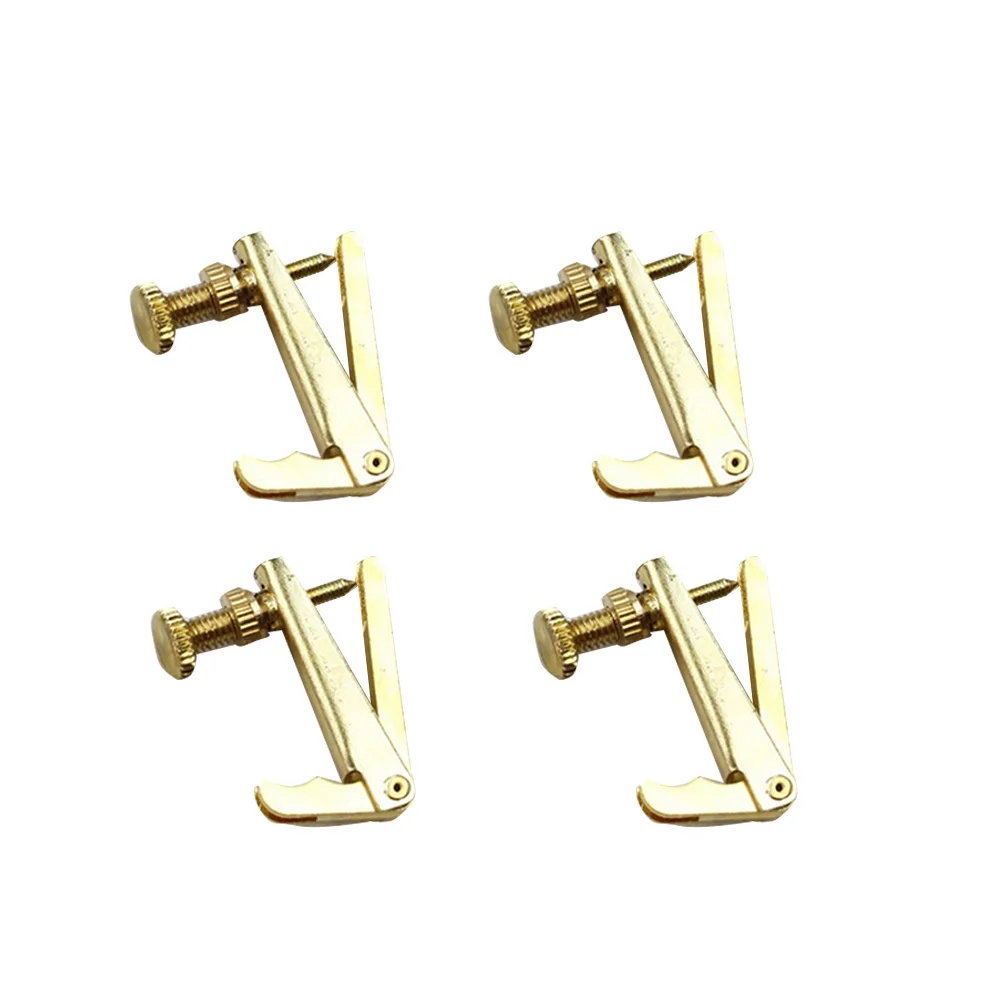 4pcs 4/4-3/4 1/4-2/1 Professional Violin Use Plated Iron Fine Tuners Spinner Adjuster | Спорт и развлечения