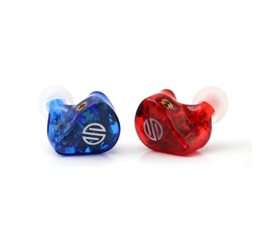 ES8 Red-Blue Bgvp ES12 индивидуальные четыре статические электрический утюг Ноулз Голосовая частная модель hifi в ухо fever гарнитура - Цвет: ES8 Red-Blue