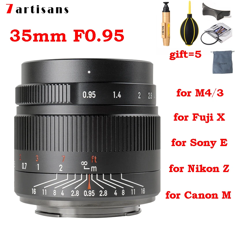 Фотообъектив для Sony E mount Nikon Z Olympus M4/3 Fuji XF X Canon APS C|Объективы фотоаппаратов| |