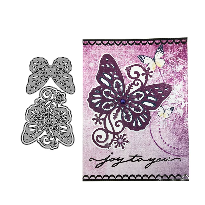 

Metal Cutting Dies for Scrapbooking Butterfly Flower Die Cut Card Making Stencil Craft Folder Paper Album Alinacrafts Decoration