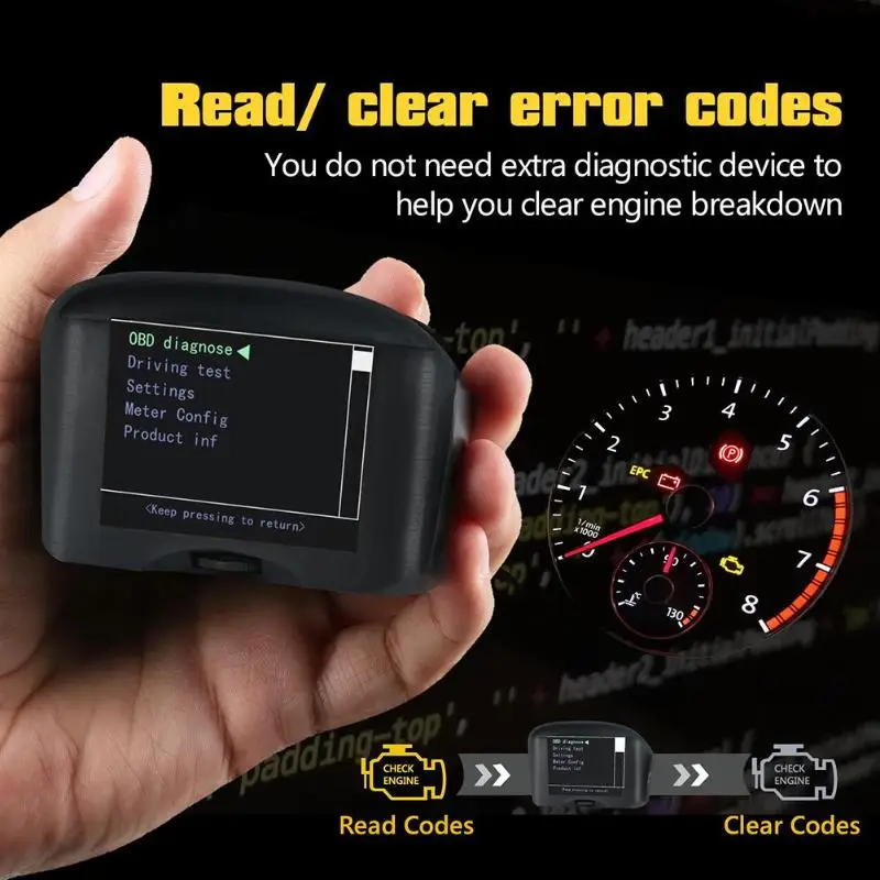 AUTOOL X50 Plus автомобильный OBD HUD Дисплей OBD 2 II автоматический проектор Цифровой измеритель скорости напряжения сигнализация датчик температуры воды