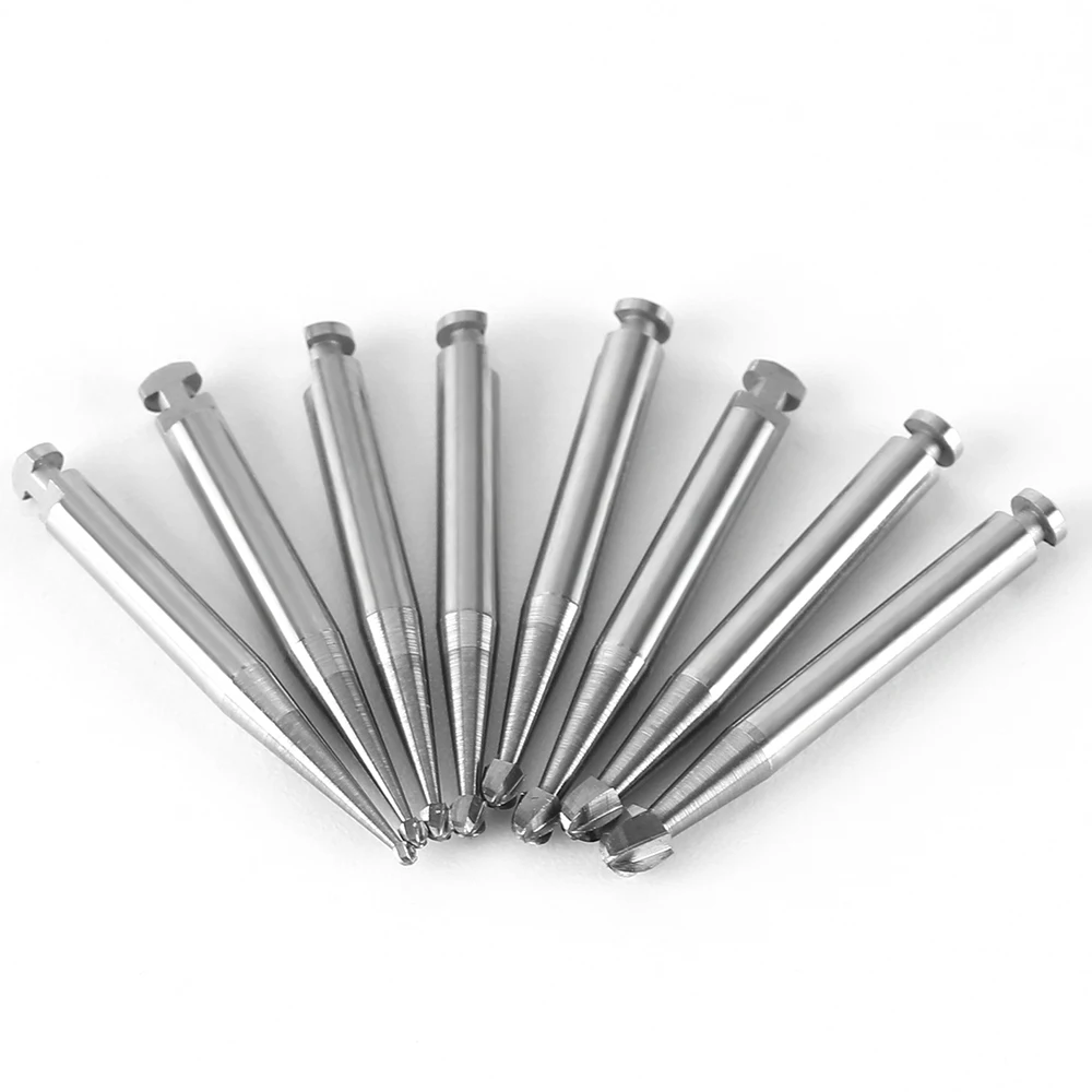 5 teile/paket Dental Wolfram Stahl Hartmetall Bohrer AZDENT Niedrigen Geschwindigkeit RA Bohrer Rechten Winkel Dental Labor Klinik Bur Runde Ball Form – Detail 9